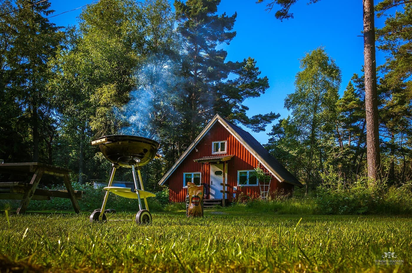 Lantligt gårdshus mellan hav och skog — 3