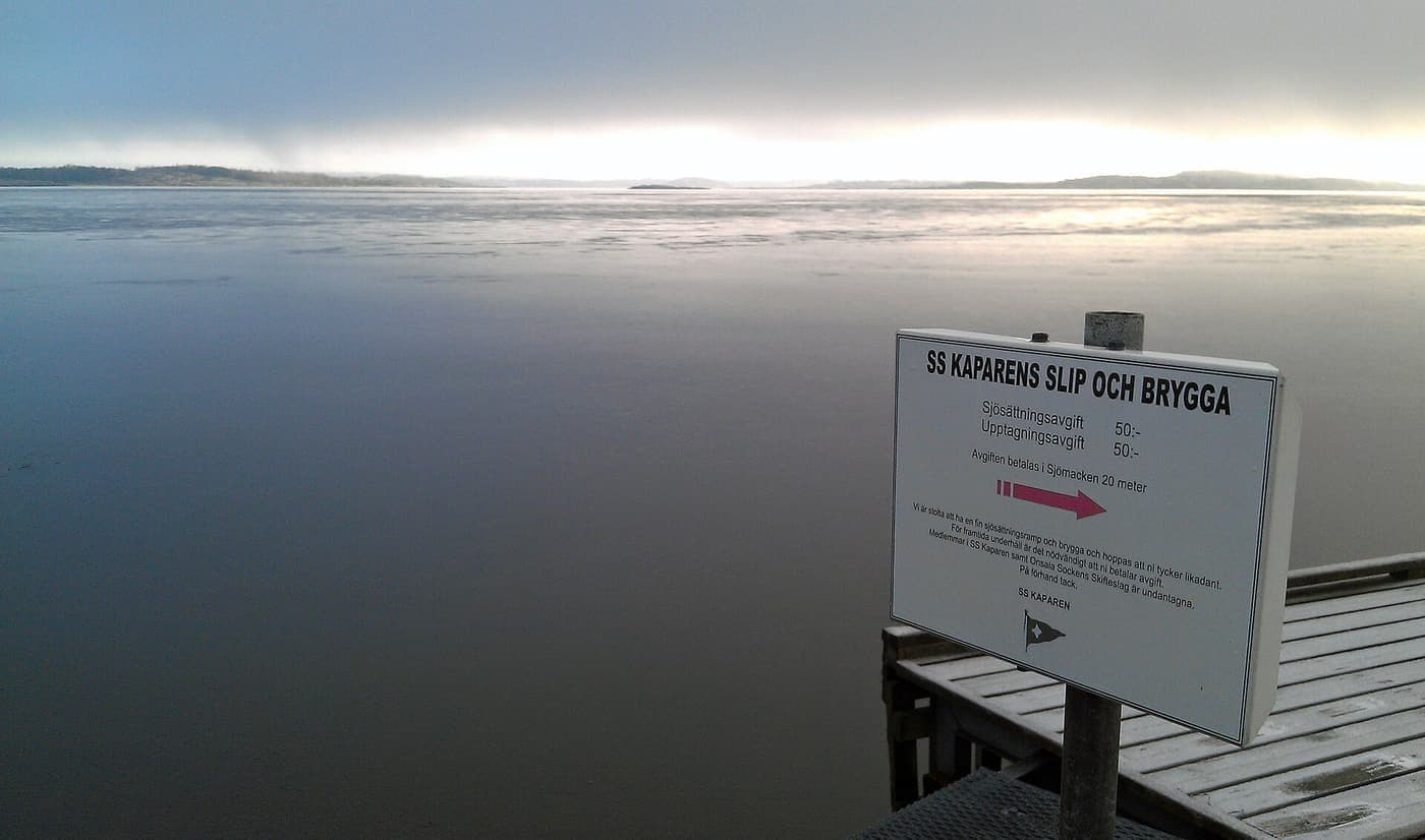 Sjöbod med brygga vid Gottskärs hamn — 3